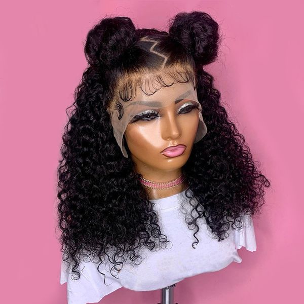natural looking 26 inch long kinky curly lace front wig for women with babyhair high temperature fiber daily wear middle part deep wave glue, Black;brown
natural looking 26 inch long kinky curly lace front wig for women with babyhair high temperature fiber daily wear middle part deep wave glue, Black;brown