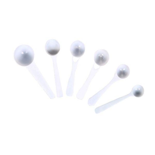 2000pcs/lot 1g 2.5g 3g 4g 5g 10g plastic scoops spoons for food/milk/washing powder/medcine white measuring spoon
2000pcs/lot 1g 2.5g 3g 4g 5g 10g plastic scoops spoons for food/milk/washing powder/medcine white measuring spoon