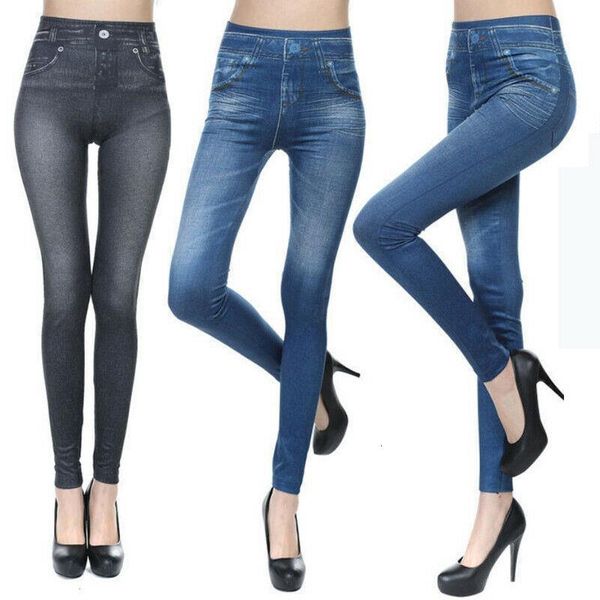 new fashion fashion women skinny pants stretchy jeggings high waist jeans pencil trousers drop shipping good quality, Blue 
new fashion fashion women skinny pants stretchy jeggings high waist jeans pencil trousers drop shipping good quality, Blue