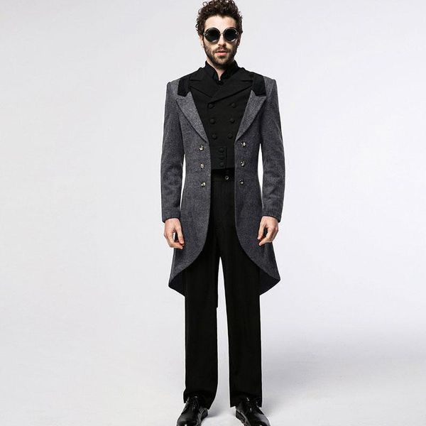 men's trench coats vintage mens long jackets casual spring autumn solid black gothic x-long slim fit veste homme jaquetas1, Tan;black
men's trench coats vintage mens long jackets casual spring autumn solid black gothic x-long slim fit veste homme jaquetas1, Tan;black