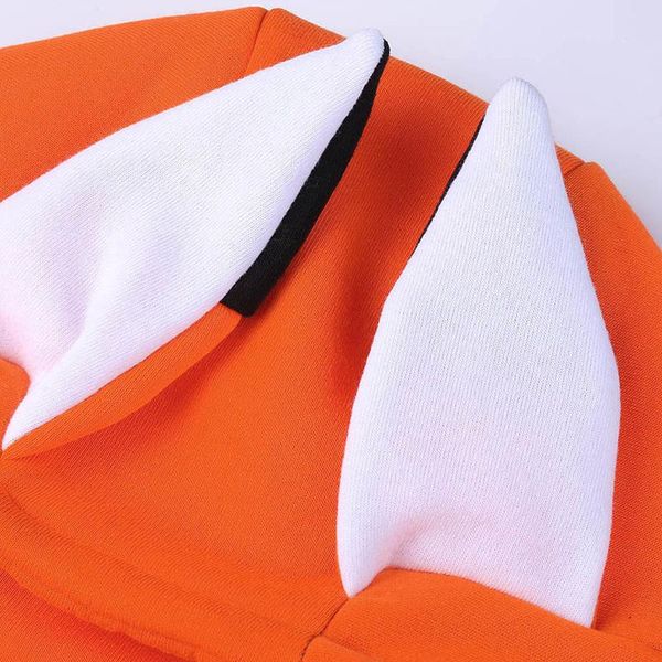 women's hoodies & sweatshirts christmas anime ears hoodie orange plush ball decoration jacket halloween cosplay women kawaii outwear, Black
women's hoodies & sweatshirts christmas anime ears hoodie orange plush ball decoration jacket halloween cosplay women kawaii outwear, Black
