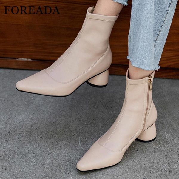 foreada real leather mid calf boots high heel woman boots pointed toe block heel shoes zip ladies footwear autumn winter beige, Black
foreada real leather mid calf boots high heel woman boots pointed toe block heel shoes zip ladies footwear autumn winter beige, Black