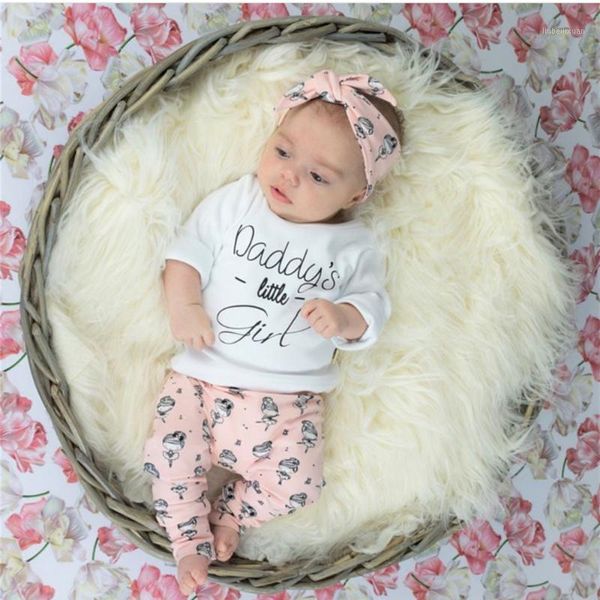 baby girl clothes set infant newborn 3pcs long sleeve daddy's little girl t-shirt cartoon pants headband toddler clothing1, White
baby girl clothes set infant newborn 3pcs long sleeve daddy's little girl t-shirt cartoon pants headband toddler clothing1, White