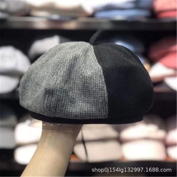 berets autumn and winter korean japanese assorted color matching pumpkin hat fashion casual wool painter bailey ws-2934, Blue;gray
berets autumn and winter korean japanese assorted color matching pumpkin hat fashion casual wool painter bailey ws-2934, Blue;gray