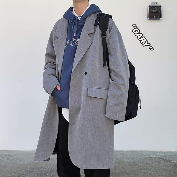 2020 autumn new man's fake two-piece mid-length youth fashion windbreaker loose solid color casual coat -2xl1, Tan;black
2020 autumn new man's fake two-piece mid-length youth fashion windbreaker loose solid color casual coat -2xl1, Tan;black