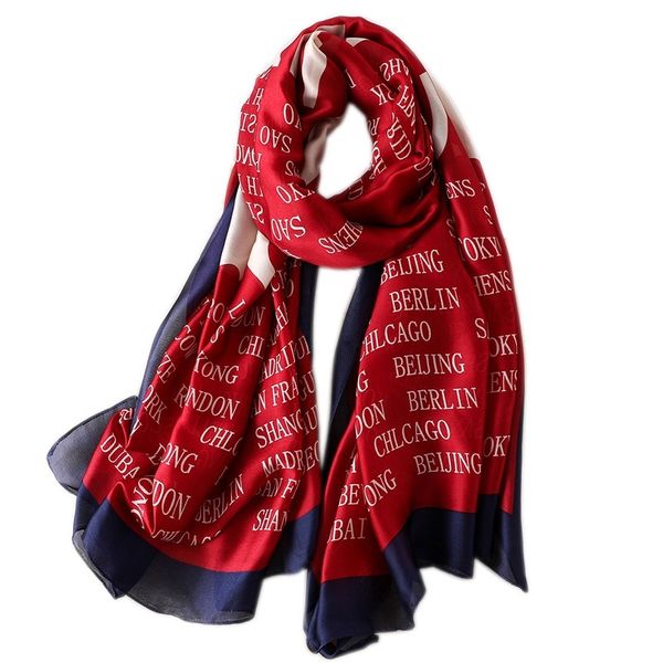 fashion brand print silk scarf women spring summer plus size female shawl women long head scarves wraps pashmina y201024, Blue;gray
fashion brand print silk scarf women spring summer plus size female shawl women long head scarves wraps pashmina y201024, Blue;gray
