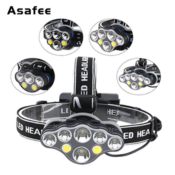 dropshipping 20000lm cob led headlight +t6 headlamp 8-mode fishing headlight 5/6/7/8 led for 18650 battery camping
dropshipping 20000lm cob led headlight +t6 headlamp 8-mode fishing headlight 5/6/7/8 led for 18650 battery camping