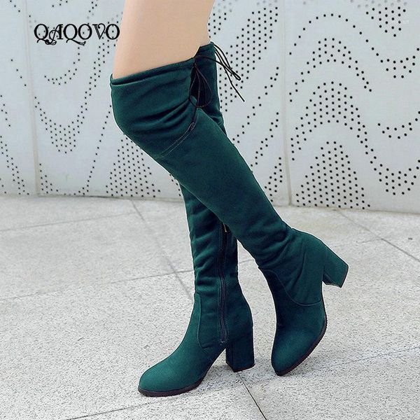 boots 2021 stretch over the knee women flock leather square high heels thigh autumn winter zipper ladies shoes1, Black
boots 2021 stretch over the knee women flock leather square high heels thigh autumn winter zipper ladies shoes1, Black