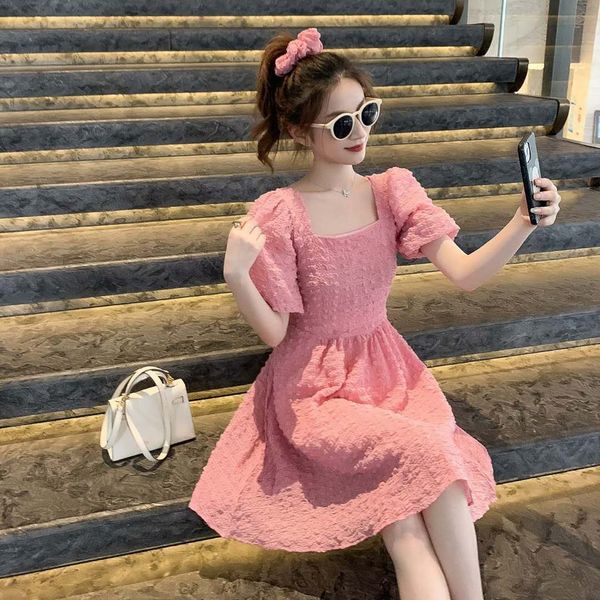 summer temperament sweet fashion backless short sleeve a-line simple solid color pink slim daily wear cocktail dresses 9339 party, Black
summer temperament sweet fashion backless short sleeve a-line simple solid color pink slim daily wear cocktail dresses 9339 party, Black