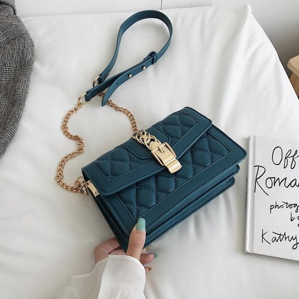 chain pu leather crossbody bags for women 2020 small shoulder messenger bag special lock design female travel handbags
chain pu leather crossbody bags for women 2020 small shoulder messenger bag special lock design female travel handbags