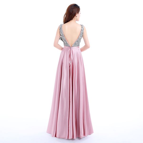 ladybeauty new v-neck beads bodice open back a line long evening dress party elegant vestido de festa fast shipping prom gown lj201224, Black
ladybeauty new v-neck beads bodice open back a line long evening dress party elegant vestido de festa fast shipping prom gown lj201224, Black