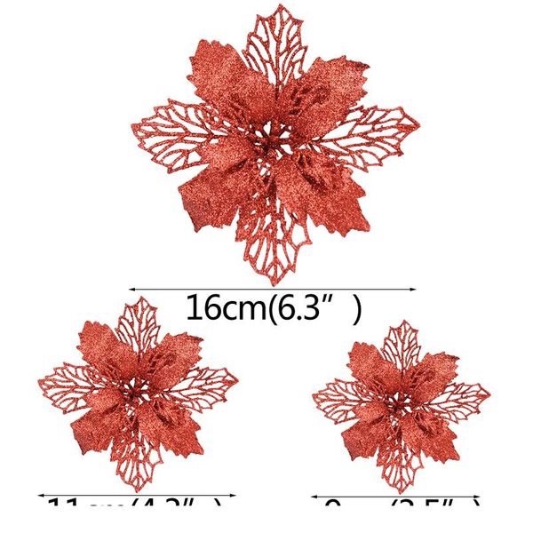9/11/16cm christmas artifical flowers glitter poinsettia for christmas tree ornaments flower decoration 5pcs 9/11/16cm c jlletx
9/11/16cm christmas artifical flowers glitter poinsettia for christmas tree ornaments flower decoration 5pcs 9/11/16cm c jlletx