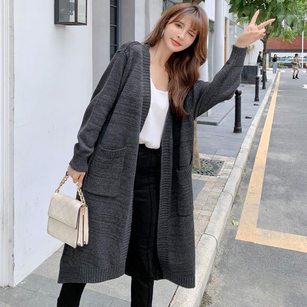 mid-length sweater cardigan women's autumn and winter new style korean loose lazy pockets western style all-match sweater coat1, White
mid-length sweater cardigan women's autumn and winter new style korean loose lazy pockets western style all-match sweater coat1, White