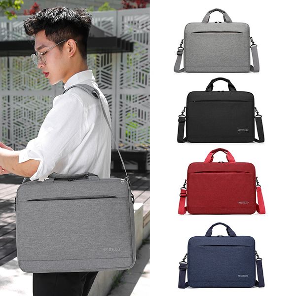 

leisure work briefcase breathable waterproof and scratch resistant business office lapbags men bolso hombre