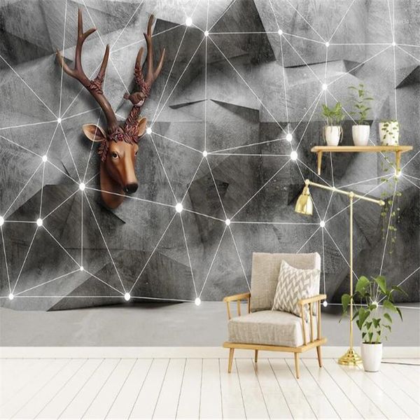 custom 3d wallpaper murals nordic 3d three-dimensional geometric triangle elk line tv seamless mosaic background wall painting1
custom 3d wallpaper murals nordic 3d three-dimensional geometric triangle elk line tv seamless mosaic background wall painting1