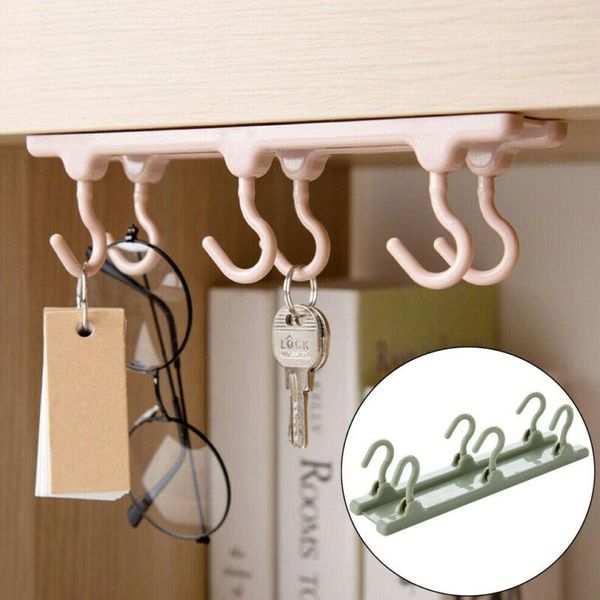 hooks & rails 6 hook clothes hangers holders over door under shelf hanger storage towel bag rack kitchen tool
hooks & rails 6 hook clothes hangers holders over door under shelf hanger storage towel bag rack kitchen tool
