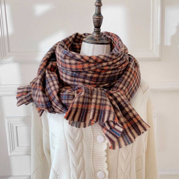 scarf plaid versatile imitation cashmere student dual purpose long shawl women's warm winter neck, Blue;gray
scarf plaid versatile imitation cashmere student dual purpose long shawl women's warm winter neck, Blue;gray