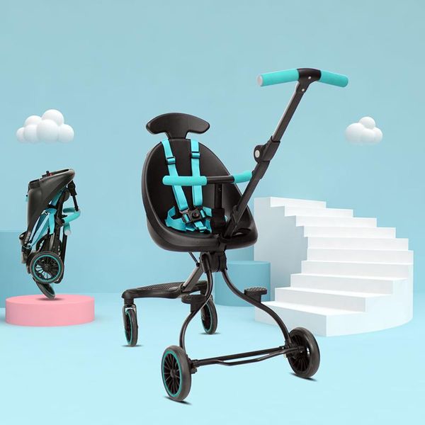 2020 New Simple Comfortable Stable Baby Stroller Collapsible Multifunctional Baby Stroller Children's Light Folding
