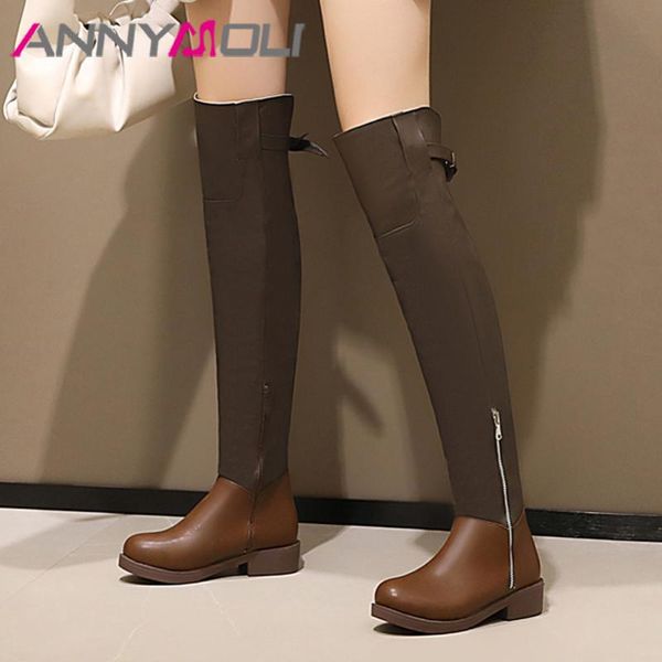 annymoli med каблука над коленом boots женщины коренастый heel высокие сапоги zip длинные пряжка женская обувь осень браун размер 43, Black
annymoli med каблука над коленом boots женщины коренастый heel высокие сапоги zip длинные пряжка женская обувь осень браун размер 43, Black