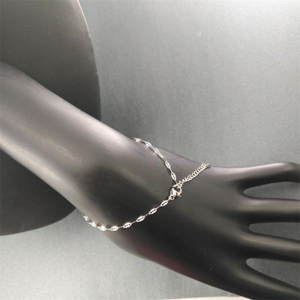 elegant women lady girls bracelet ankle chain 19cm-28cm gift jewelry never fade b200, Black
elegant women lady girls bracelet ankle chain 19cm-28cm gift jewelry never fade b200, Black