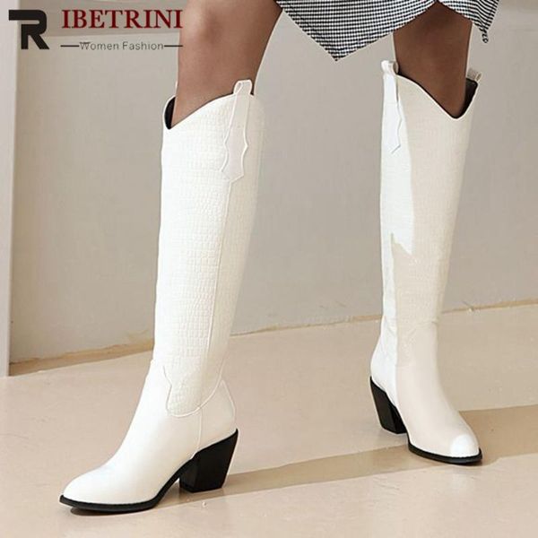 ribetrini brand new big size 46 square heels stylish winter shoes boots women vintage knee high western boots, Black
ribetrini brand new big size 46 square heels stylish winter shoes boots women vintage knee high western boots, Black