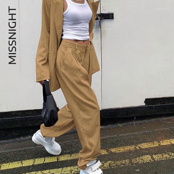 missnight chic women pants striped stright trousers loose streetweat with pockets suit pants casual bottoms high waist vintage1, Black;white
missnight chic women pants striped stright trousers loose streetweat with pockets suit pants casual bottoms high waist vintage1, Black;white