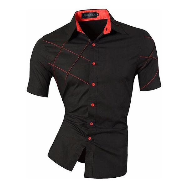 mens jeansian summer fashion lines of geometric ornamentation casual slim fit short sleeve male mixed colors shirt z003 1021, White;black
mens jeansian summer fashion lines of geometric ornamentation casual slim fit short sleeve male mixed colors shirt z003 1021, White;black