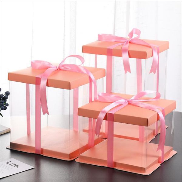 factory wholesale white black pink blue gold silver transparent square plastic 8 inch cake box for cake take away package1
factory wholesale white black pink blue gold silver transparent square plastic 8 inch cake box for cake take away package1