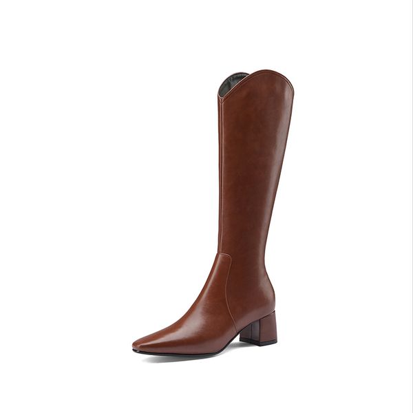 2021 the new street style square toe natural knee-boots black zipper leather high heels women's riding boots n40c
2021 the new street style square toe natural knee-boots black zipper leather high heels women's riding boots n40c