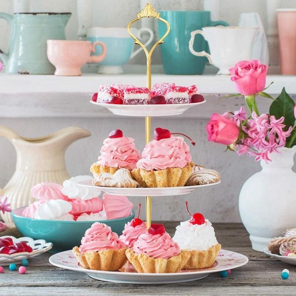 baking & pastry tools 8 sets 3 tier crown cake plate stand fittings hardware holder kitchen gadgets for wedding and party - silver&golden
baking & pastry tools 8 sets 3 tier crown cake plate stand fittings hardware holder kitchen gadgets for wedding and party - silver&golden