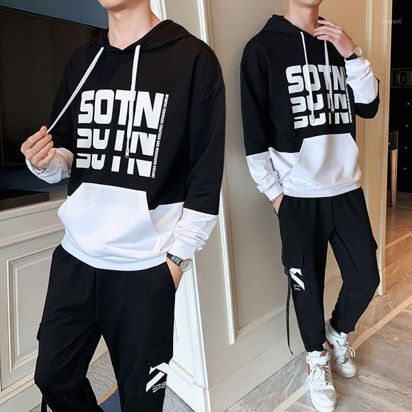running sets spring patchwwork men causal hoodies sweatshirt and pants sport suit hip hop 2pc tracksuit sportwear casual sweatsuit1, Black;blue
running sets spring patchwwork men causal hoodies sweatshirt and pants sport suit hip hop 2pc tracksuit sportwear casual sweatsuit1, Black;blue