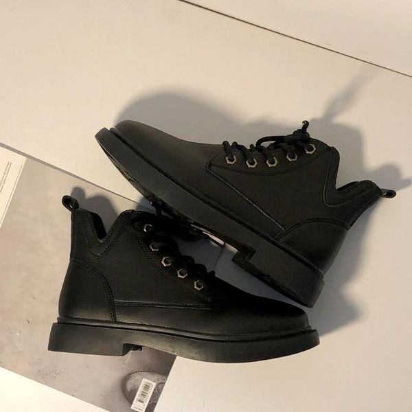 boots lady shoes lace up boots-women luxury designer flat heel round toe rubber low 2021 fashion autumn ankle rock cross-tied, Black
boots lady shoes lace up boots-women luxury designer flat heel round toe rubber low 2021 fashion autumn ankle rock cross-tied, Black