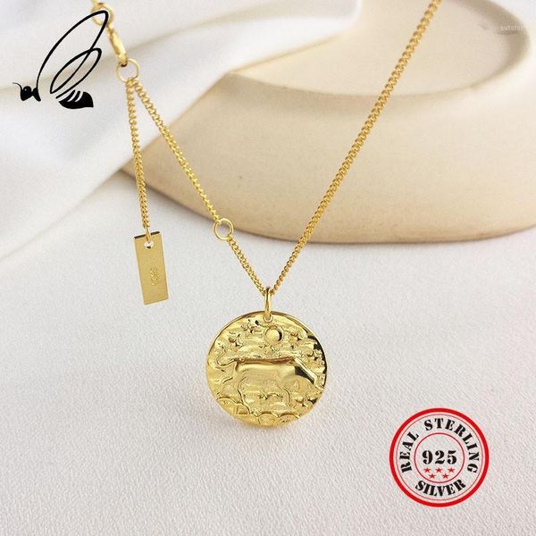 925 sterling silver taurus pendant necklaces gold chain coin anaglyph constellation necklace for women jewelry collier choker1
925 sterling silver taurus pendant necklaces gold chain coin anaglyph constellation necklace for women jewelry collier choker1