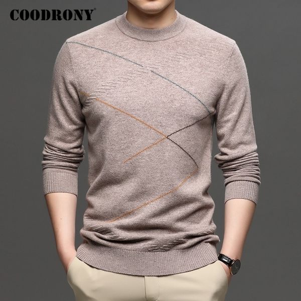 coodrony brand autumn winter thick warm sweater merino wool sweaters fashion casual o-neck pullover men c3034 201123, White;black
coodrony brand autumn winter thick warm sweater merino wool sweaters fashion casual o-neck pullover men c3034 201123, White;black