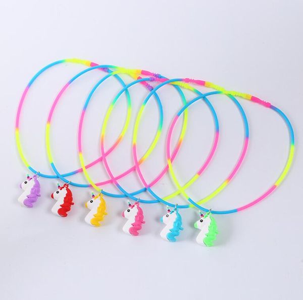 new mixed color pvc unicorn shapes pendant necklace silicone chain jewelry party home lovely gift ing, Silver
new mixed color pvc unicorn shapes pendant necklace silicone chain jewelry party home lovely gift ing, Silver