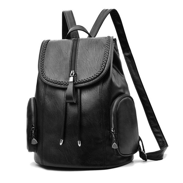 backpack style 2021 women pu leather daypack fashion backpacks female mochila feminine casual large capacity vintage high quality
backpack style 2021 women pu leather daypack fashion backpacks female mochila feminine casual large capacity vintage high quality