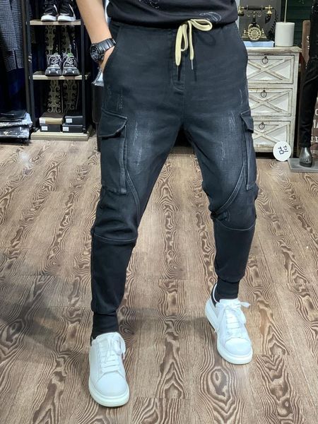 men's jeans wb1128 fashion 2021 runway luxury european design party style clothing, Blue
men's jeans wb1128 fashion 2021 runway luxury european design party style clothing, Blue