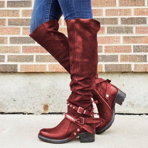 women boots pu leather buckle retro casual womans booties gladiator high heel shoes ladies fashion botas mujer invierno tw497, Black
women boots pu leather buckle retro casual womans booties gladiator high heel shoes ladies fashion botas mujer invierno tw497, Black
