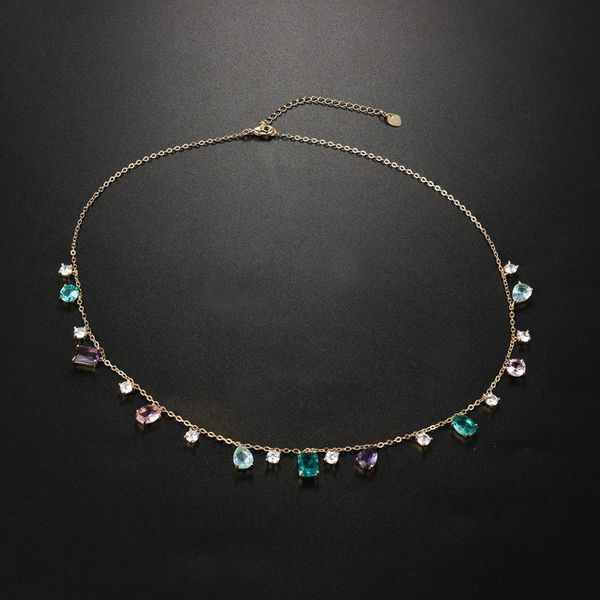 newranos multi color zirconia stone choker necklace colorful natural crystal stone necklace for women fashion jewelry nfx0021084 cx200724, Golden;silver
newranos multi color zirconia stone choker necklace colorful natural crystal stone necklace for women fashion jewelry nfx0021084 cx200724, Golden;silver