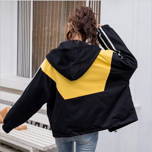 women's jackets girl simple up clothes women workwear outerwear female spring and autumn student loose overcoat f612, Black;brown
women's jackets girl simple up clothes women workwear outerwear female spring and autumn student loose overcoat f612, Black;brown