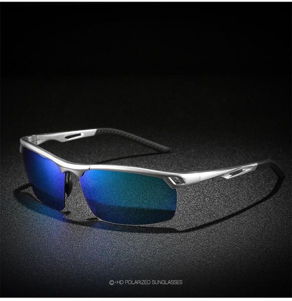 Men's Polarizing Sunglasses Men's Trend Aluminum Magnesium Alloy Fashion Sunglasses Sports Driving Glasses + Box
Men's Polarizing Sunglasses Men's Trend Aluminum Magnesium Alloy Fashion Sunglasses Sports Driving Glasses + Box