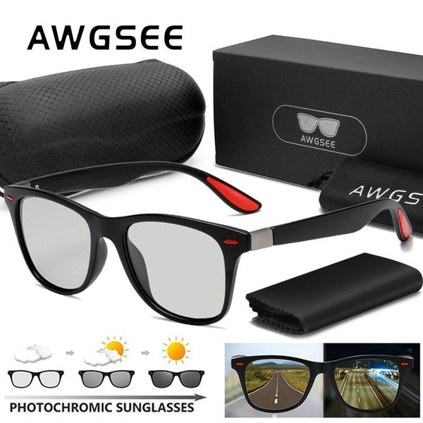sunglasses awgsee sport polarized men women plastic square driving shades pochromic lens sun glasses mirror summer uv400, White;black
sunglasses awgsee sport polarized men women plastic square driving shades pochromic lens sun glasses mirror summer uv400, White;black