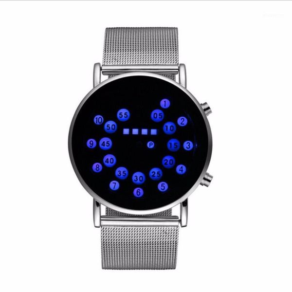 fashion binary horloge mannen 2018 watch men digital watch led watches stainless steel unique binary clock1, Slivery;brown
fashion binary horloge mannen 2018 watch men digital watch led watches stainless steel unique binary clock1, Slivery;brown