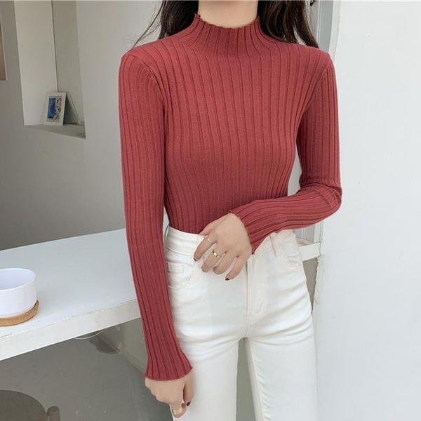 2020 свитер женщины моды осень slim fit водолазка soft solid тонких пуловеров женщины всего match вязаных свитера bbylip lg2010, White;black
2020 свитер женщины моды осень slim fit водолазка soft solid тонких пуловеров женщины всего match вязаных свитера bbylip lg2010, White;black