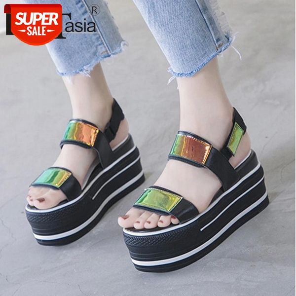 doratasia cool girl summer metallic sandals 2020 genuine leather summer sandals women platform open toe back strap shoes woman #rx5i, Black
doratasia cool girl summer metallic sandals 2020 genuine leather summer sandals women platform open toe back strap shoes woman #rx5i, Black