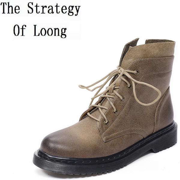 boots women genuine leather mix color lace-up spring autumn winter short plush cow high chunky ankle zy171027, Black 
boots women genuine leather mix color lace-up spring autumn winter short plush cow high chunky ankle zy171027, Black