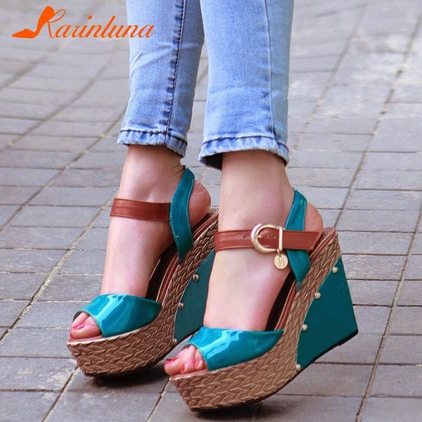 karinluna leisure wedges 2020 summer sandals elegant party platform high heels shoes woman t200529, Black
karinluna leisure wedges 2020 summer sandals elegant party platform high heels shoes woman t200529, Black