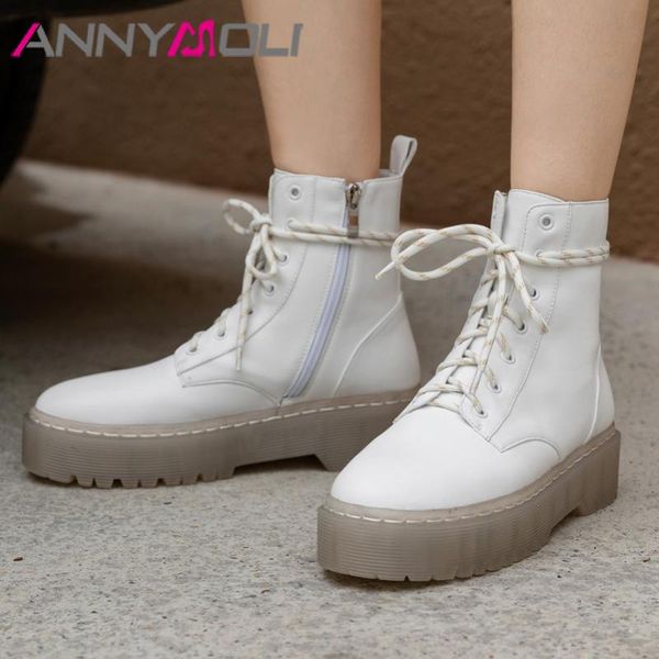 annymoli real leather flats platform short boots motorcycle boots women shoes zipper cross tied ankle autumn winter black
annymoli real leather flats platform short boots motorcycle boots women shoes zipper cross tied ankle autumn winter black