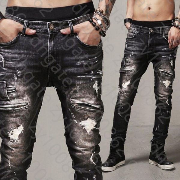 fashion stretch men stylist jeans denim jogger design hip hop joggers skinny jeans men clothes streetwear, Blue
fashion stretch men stylist jeans denim jogger design hip hop joggers skinny jeans men clothes streetwear, Blue