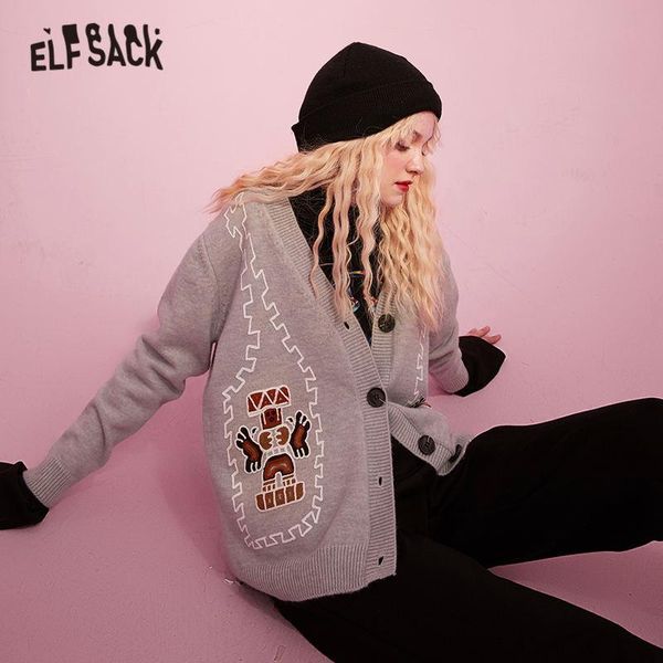 elfsack graphic embroidery single chic button knit casual women sweater cardigan,2021 autumn elf korean style female daily top, White
elfsack graphic embroidery single chic button knit casual women sweater cardigan,2021 autumn elf korean style female daily top, White